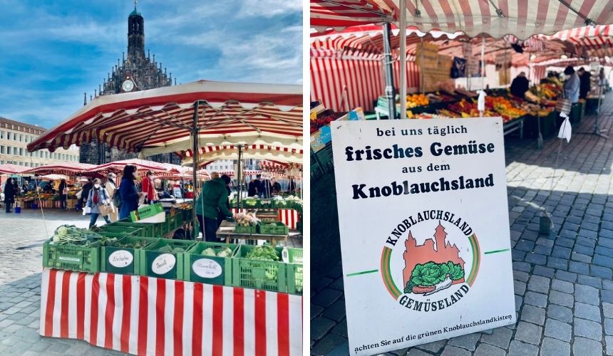 Entdecke die Wochenmärkte in Nürnberg.