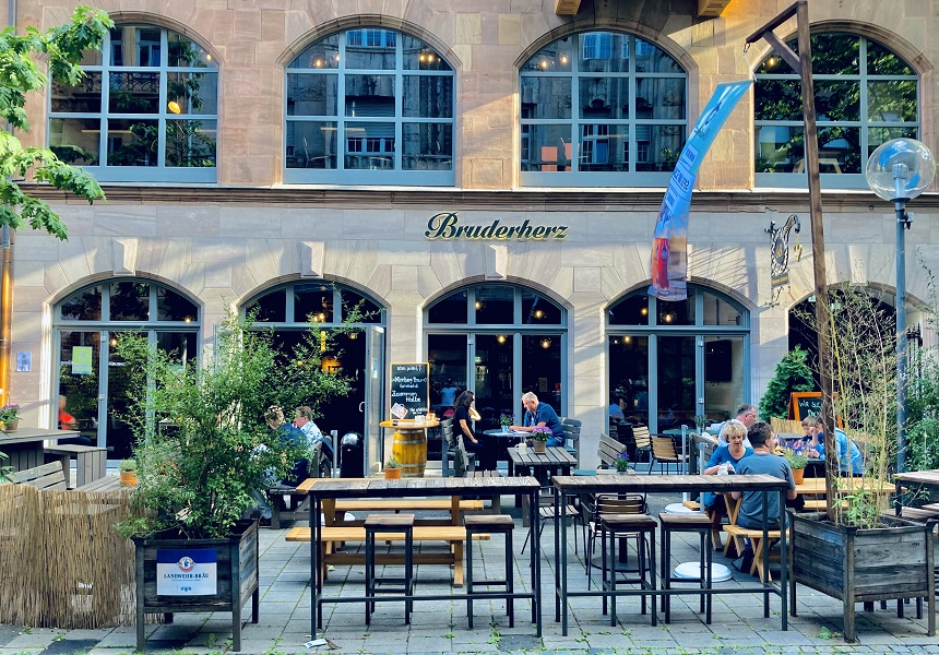 Das Bruderherz in Nürnberg.