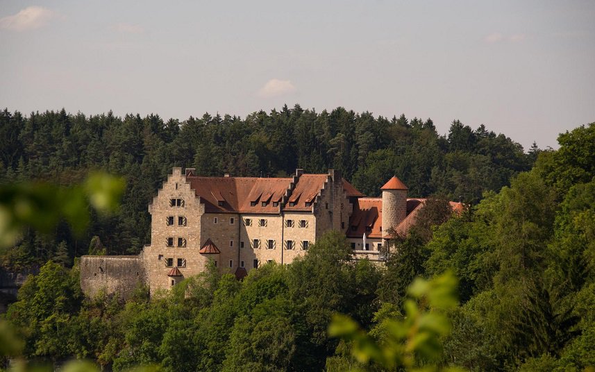 Die Burg Rabenstein in der Fränkischen Schweiz.