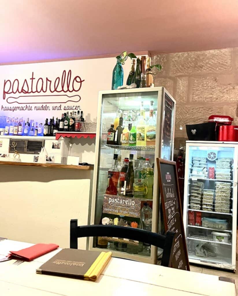 Das Restaurant Pastarello in Fürth.