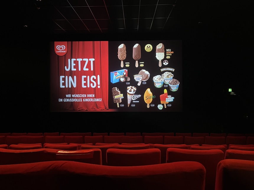Ein Kinosaal in Nürnberg.