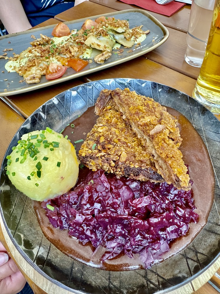 Veganes fränkisches Essen im Bodhi in Nürnberg.