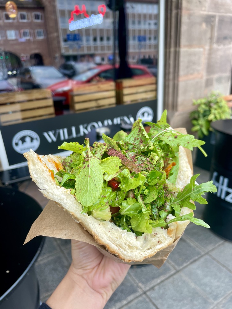 Leckerer Kebab beim Nürnberg Döner.